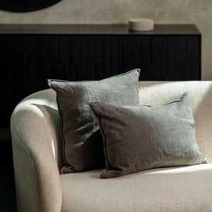 Lin Cushion Cover Grey 60x40 cm