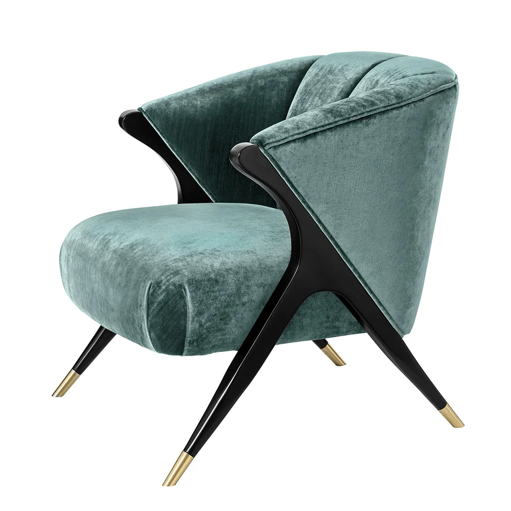 Chair Pavone Aegean green