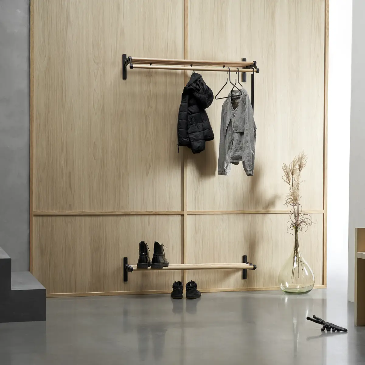 Nostalgi 291 Hat shelf Aluminium White