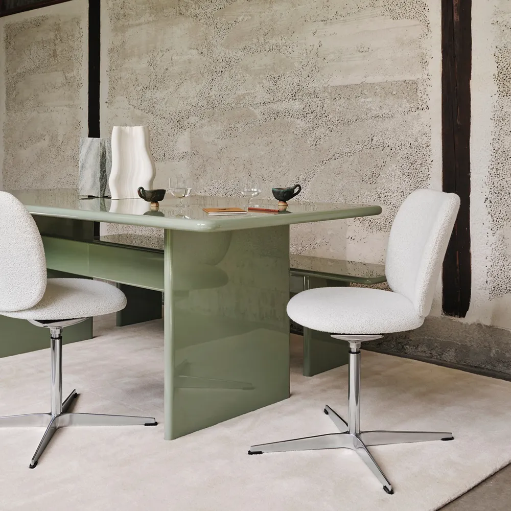 Rink Dining table 240x90 cm - Tea Green