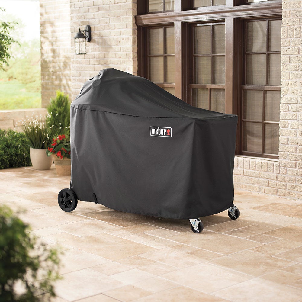 Premium cover summit charcoal grilling centre black/polyester