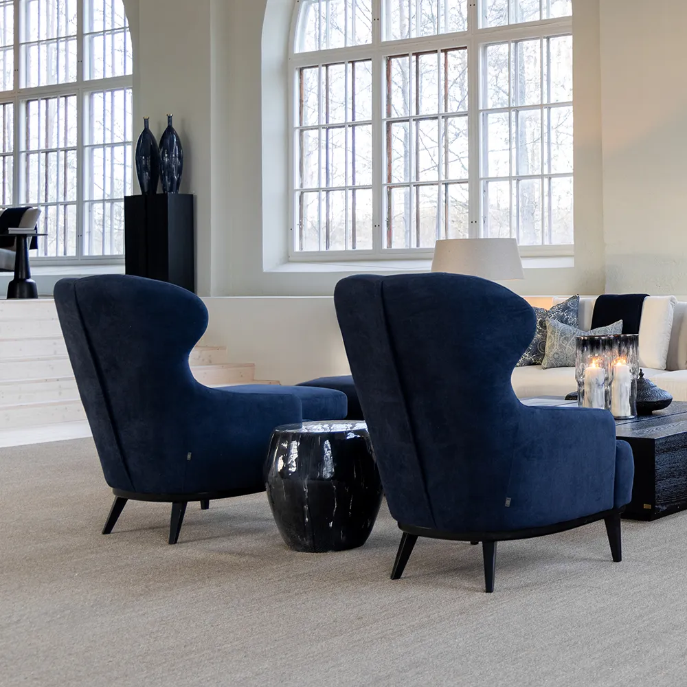 BELMONT side table/Pot in metal