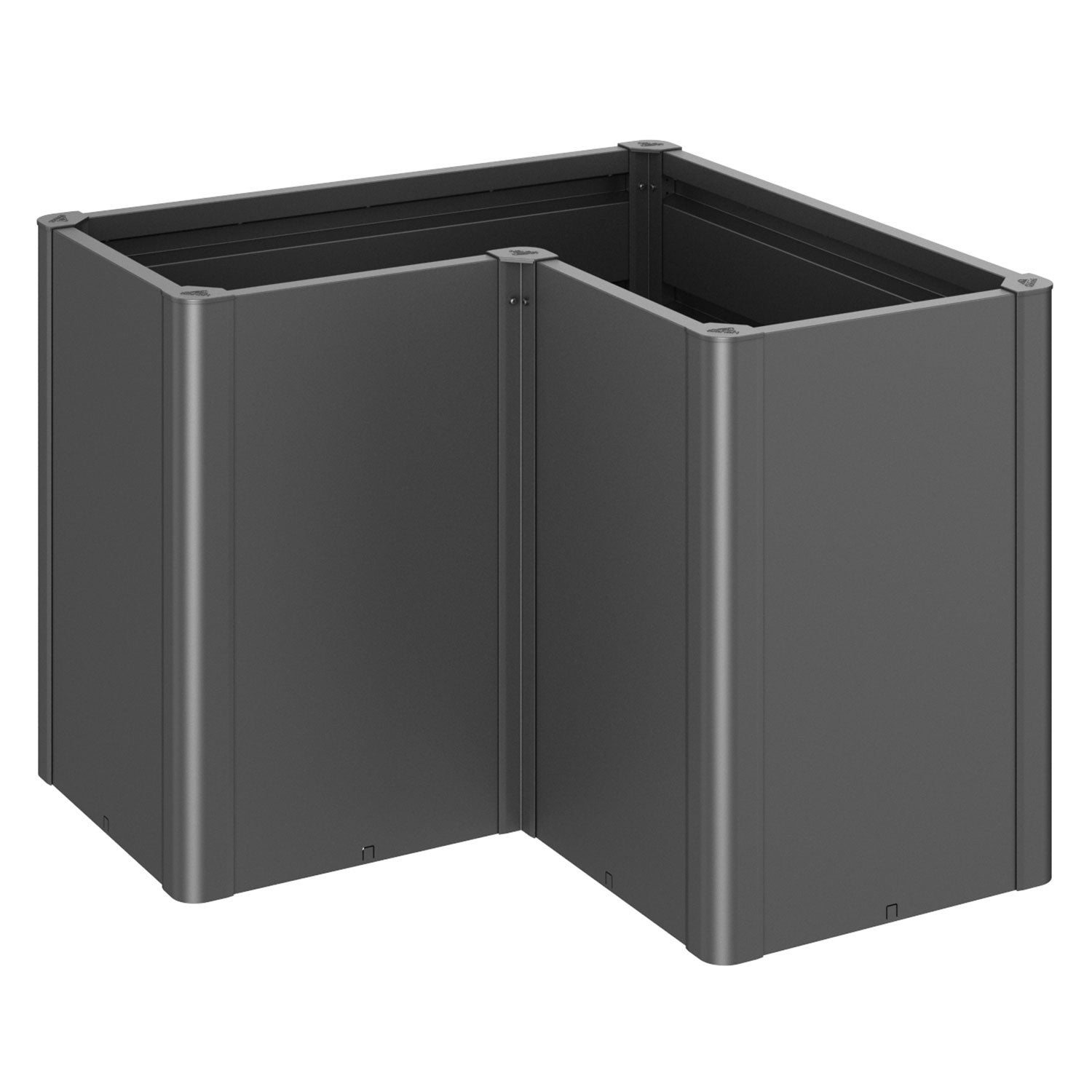 Belvedere planting bed maxi size l100 metallic dark grey