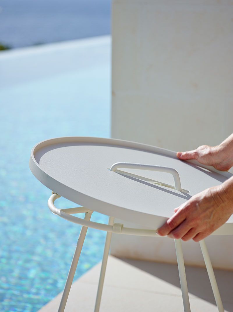 On-The-Move Side Table 52 cm white