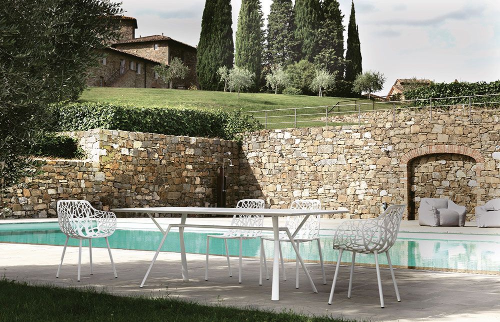 Forest armchair Metalic Grey