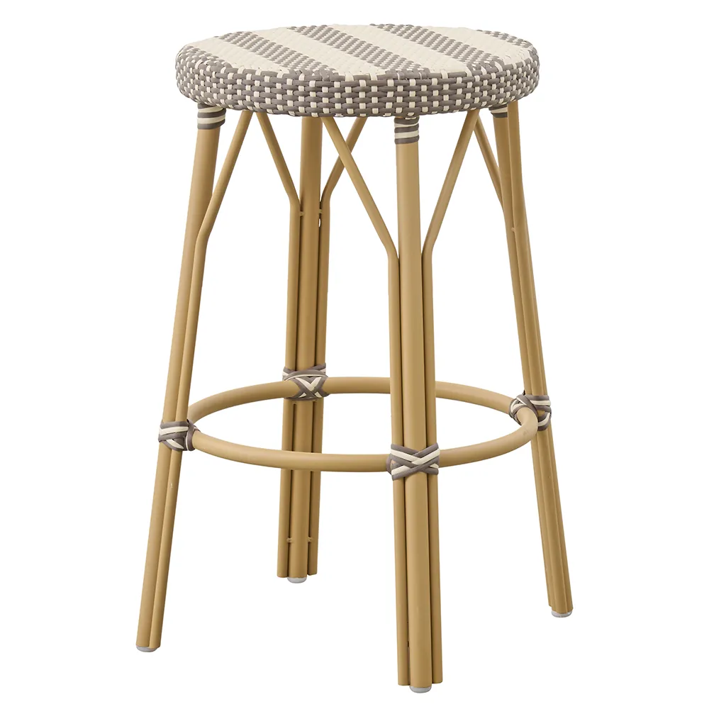  Simone stool H 67.5 ivory/cappuchino