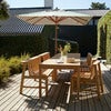 Plank Dining Table 160x90 cm Teak