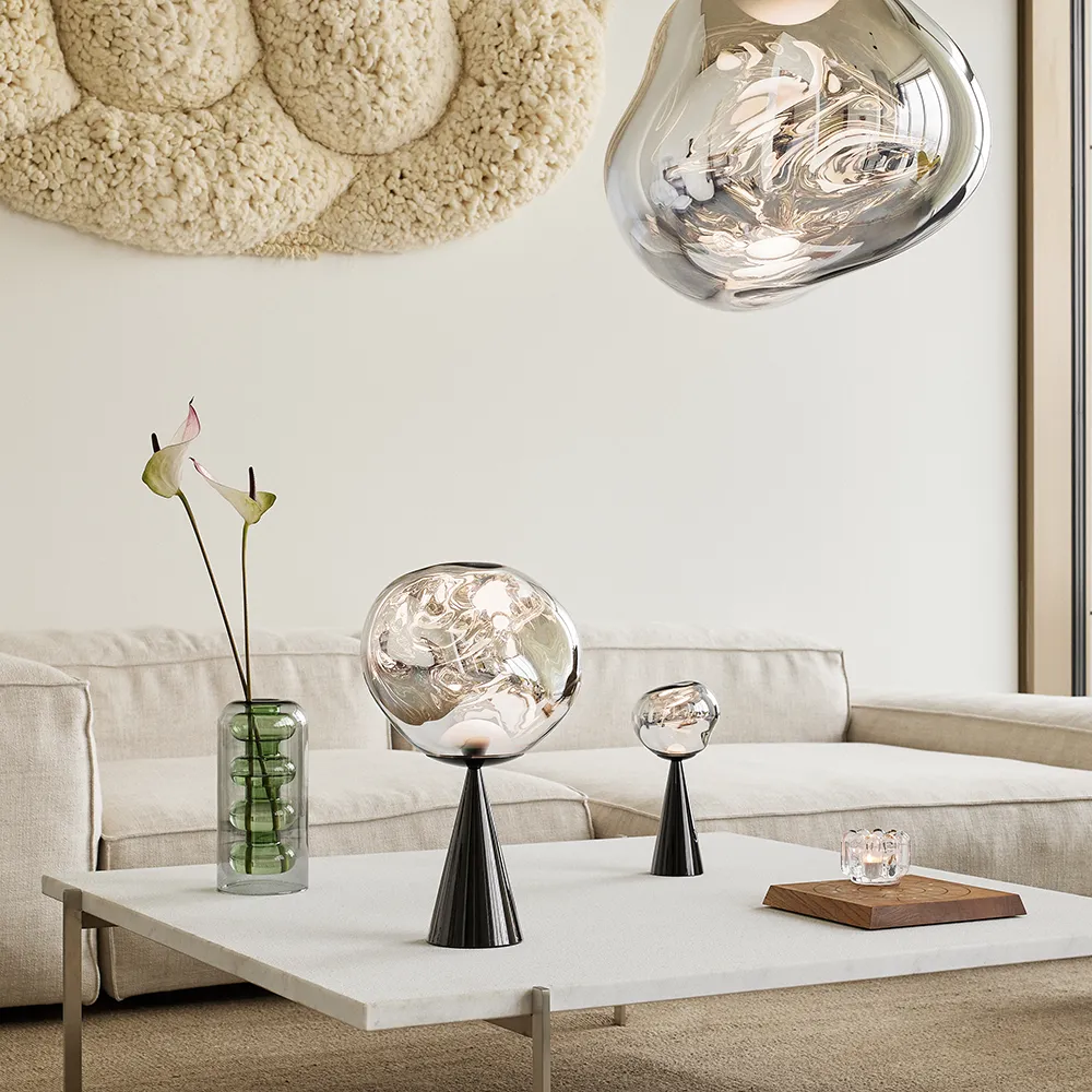 MeltTable lamp Silver LED