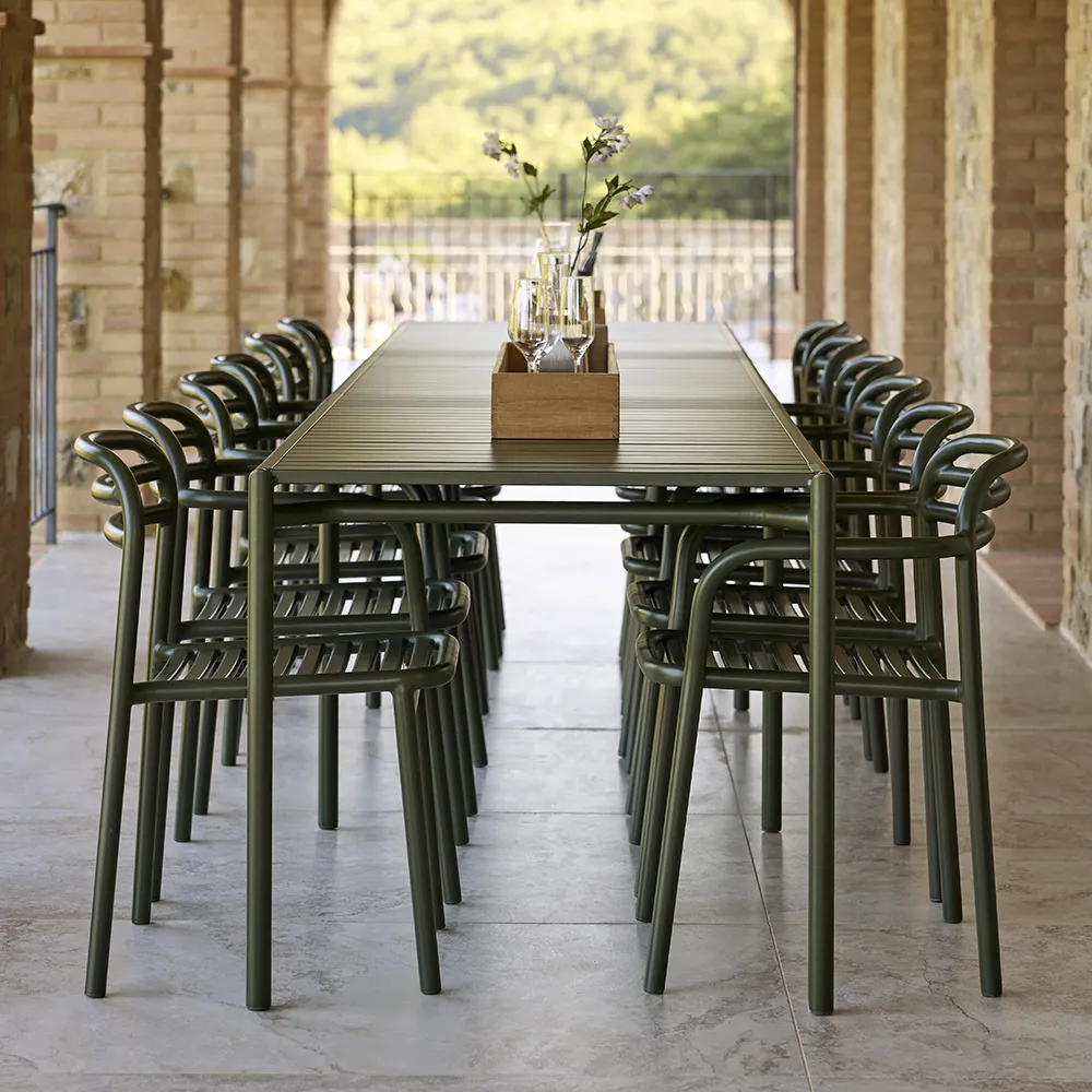 Bliss Dining table 81x81 cm Dark green