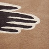 Pose Tufted Rug 140x200 cm - Dark Coffee/Offwhite
