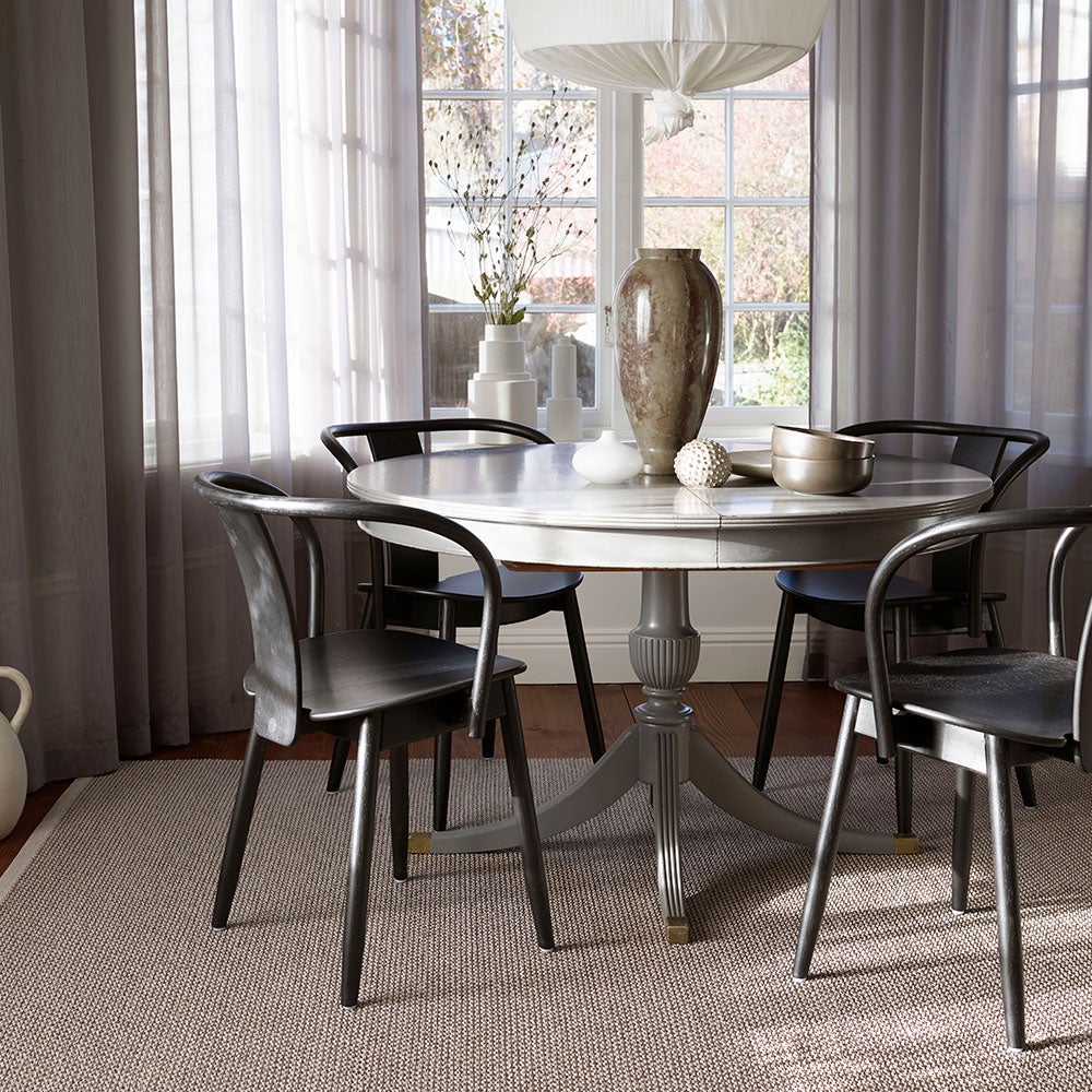 Svea Carpet 70x50 cm warm grey / granit metallic