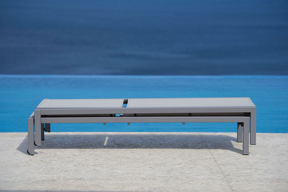 Relax Sunbed Light grey