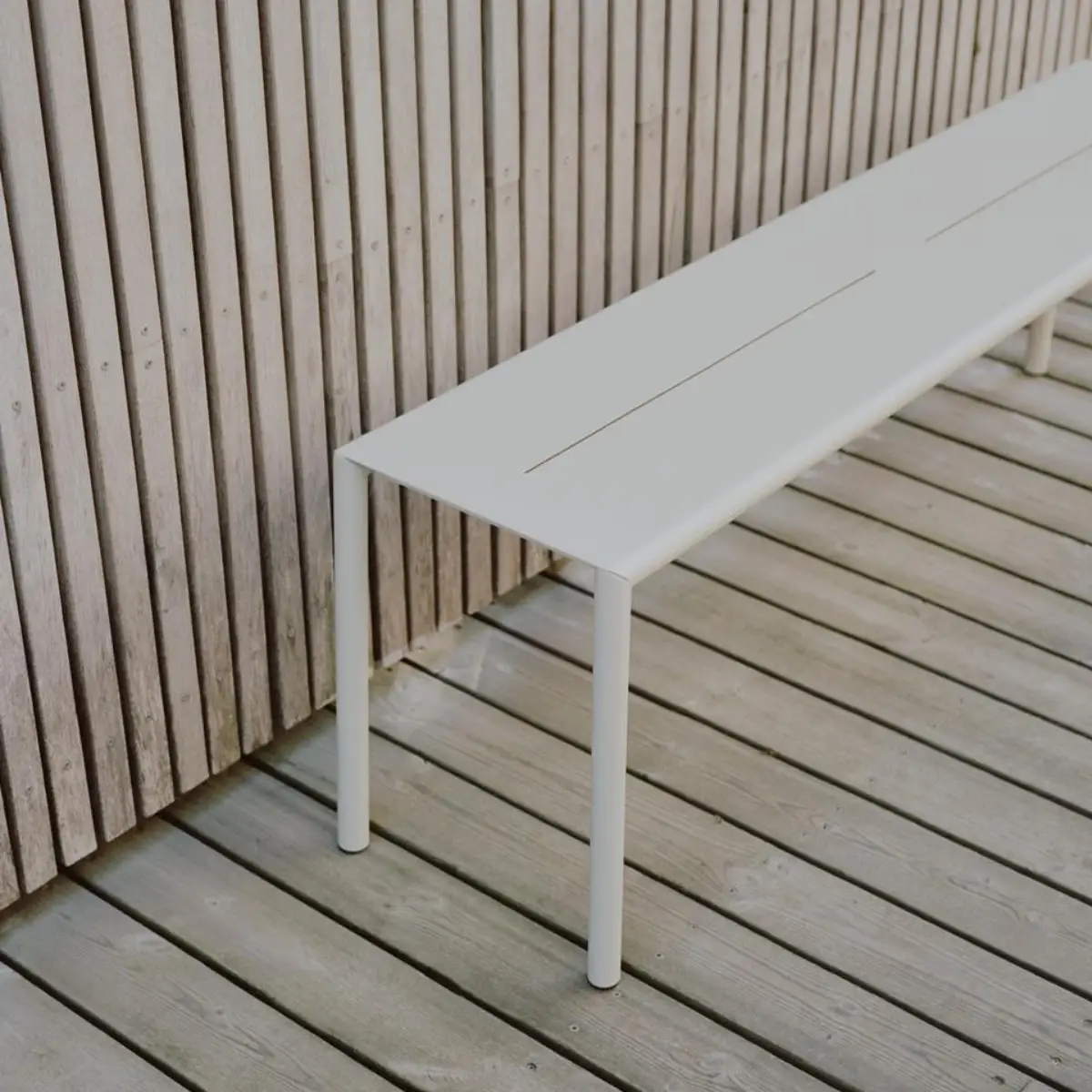 May Bench 140 x 35 Light Grey