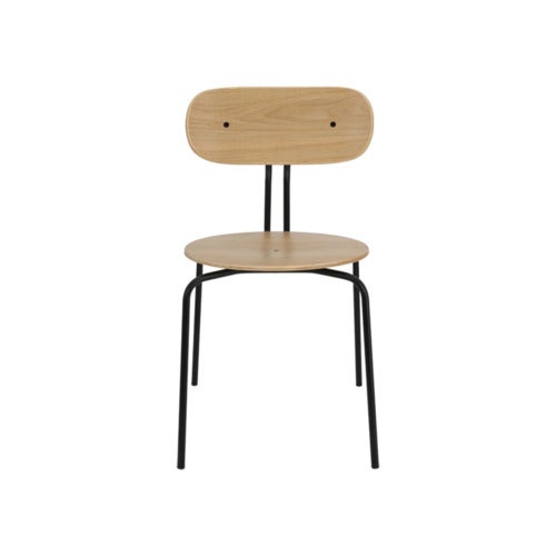 Curious Dining Chair Oak/Black Metal