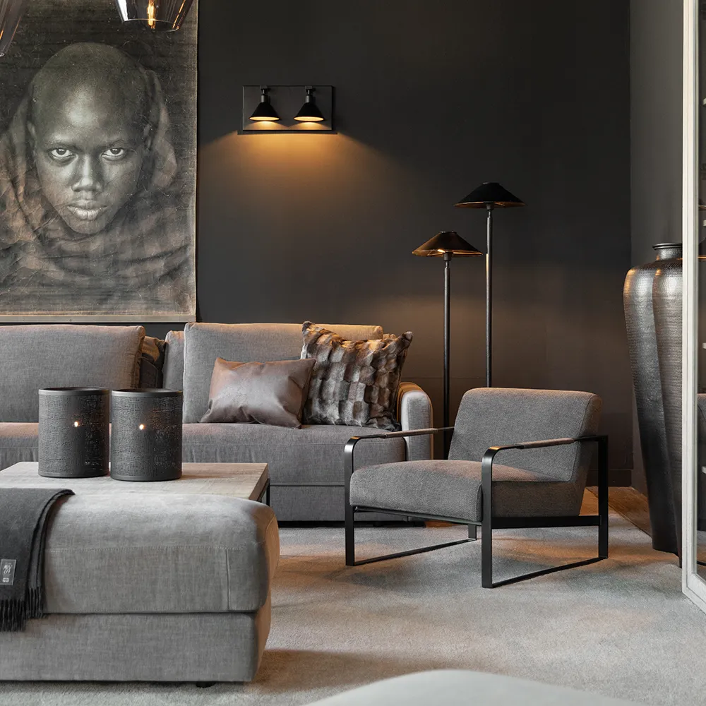 Twin Floor Lamp antique bronze