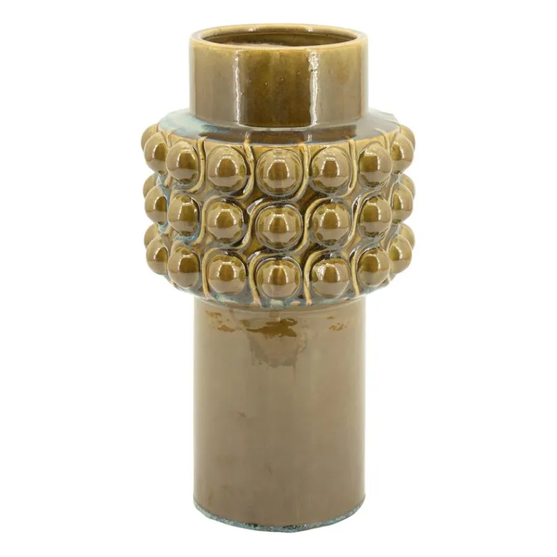 Saga large 23x23x41,5 cm Earthenware Green