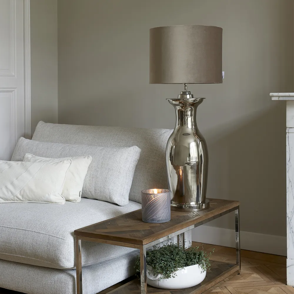Table Lamp Roger Hotel H65 cm Silver