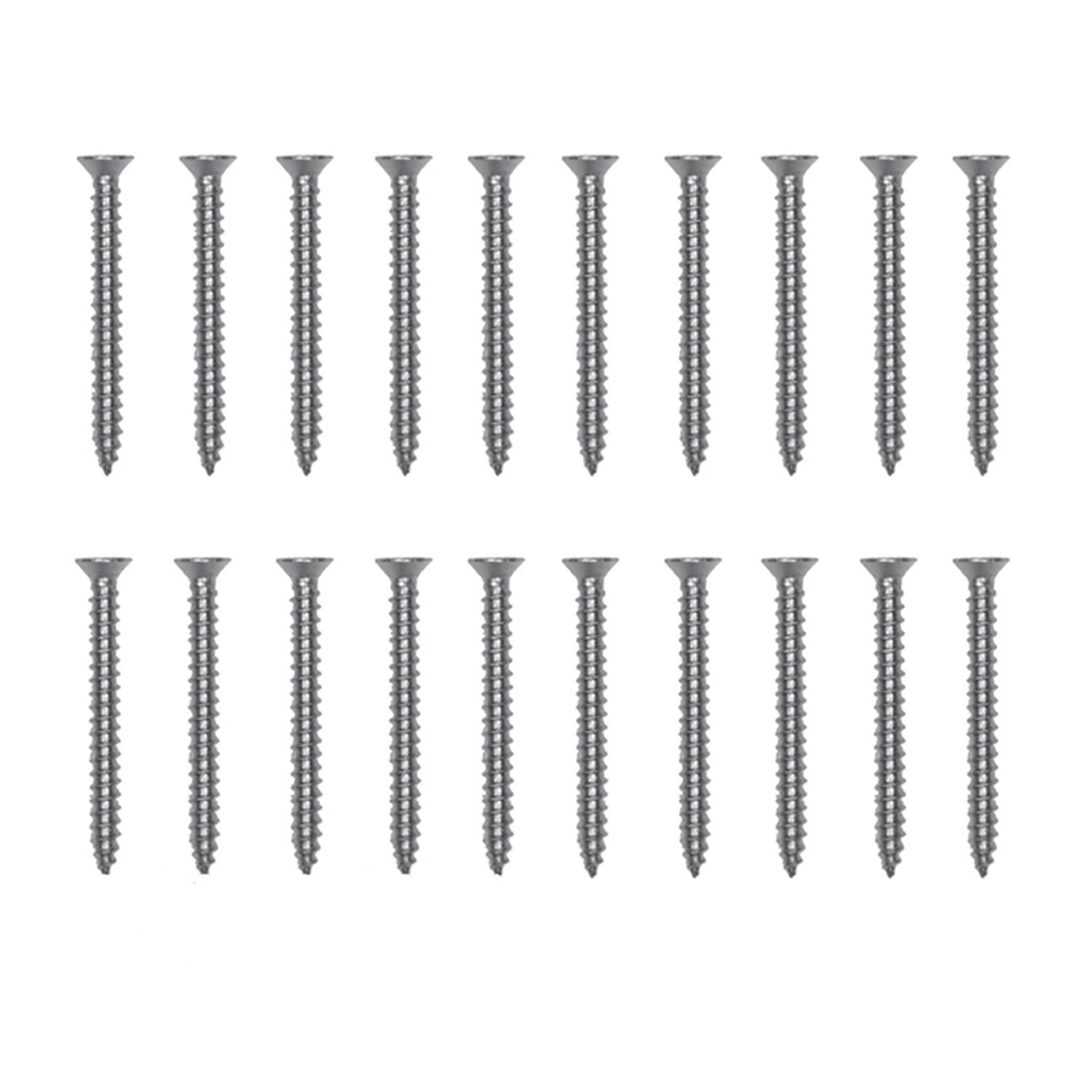 Stainless steel mounting material screws 20x 