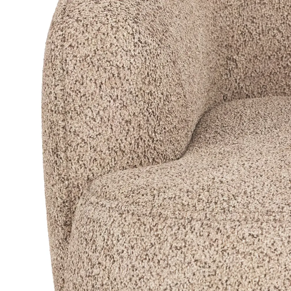 Dermot armchair fabric Anna light beige