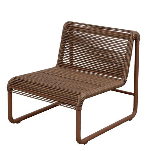 Al Dente lounge chair Weave Desert red