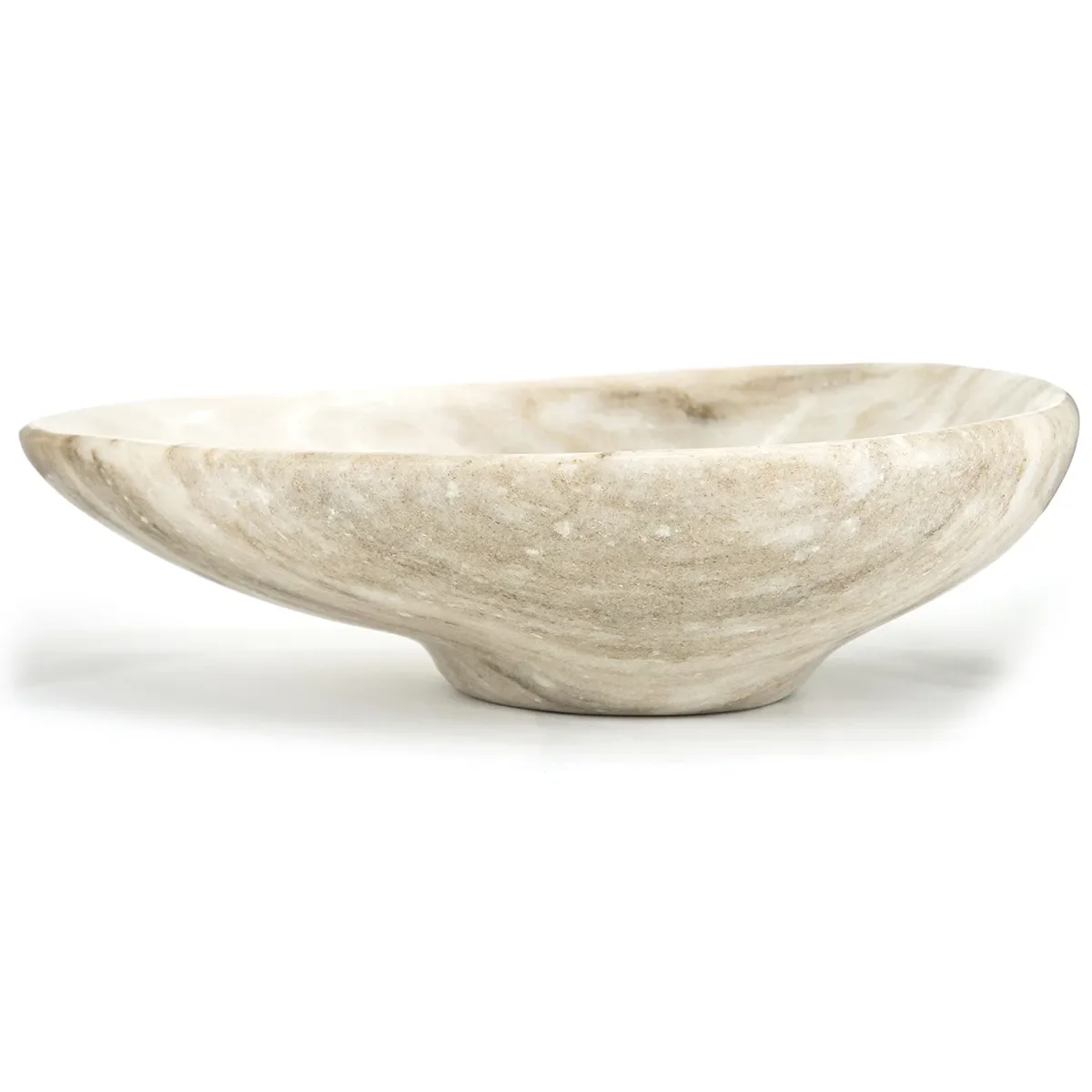 Marble Bowl Grigio L 43 cm