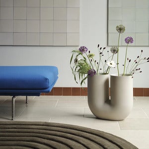 Kink Vase H: 39 cm - Sand