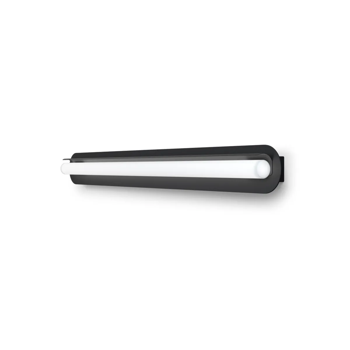 Royale wall lamp bathroom L80 cm metal textured black