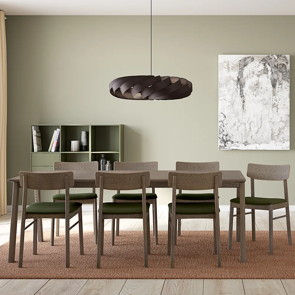  SM141 Dining table 100x209 cm Lacquered Walnut