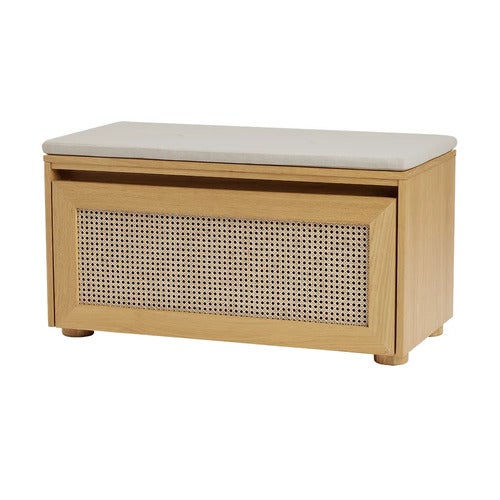 Storage Bench Hideaway Cane – White Sands
