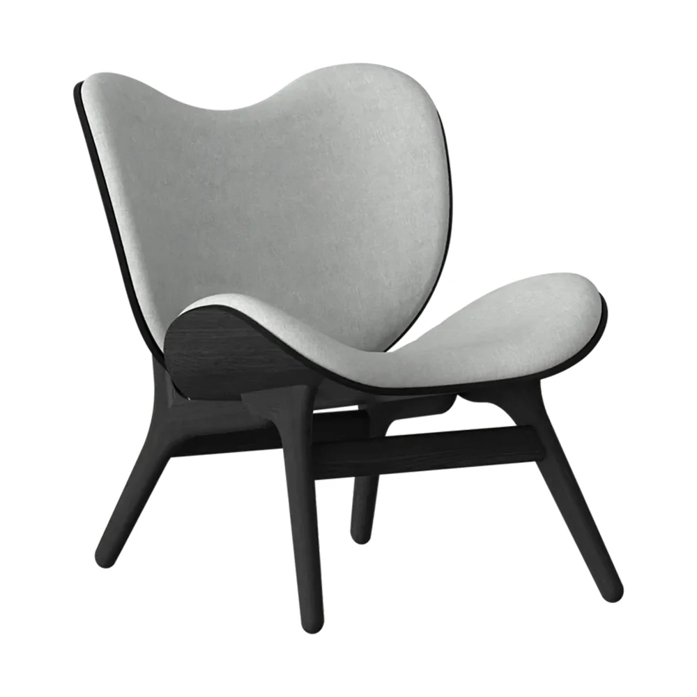 A Conversation Piece Lounge Chair Black Oak/Sterling