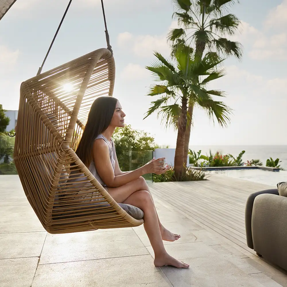 Hive hanging chair Natural, Weave