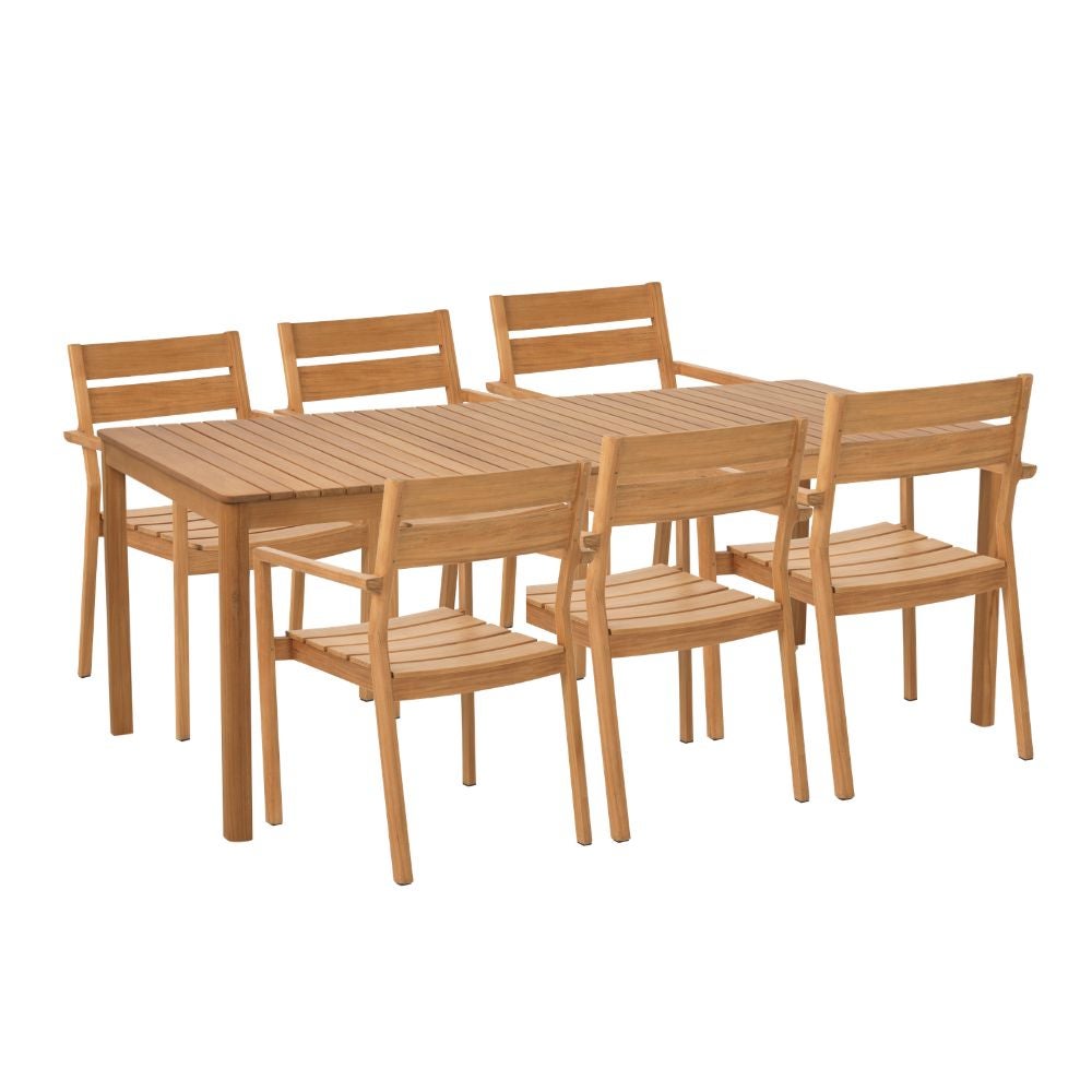 Joe & Delia Teak Dining Set