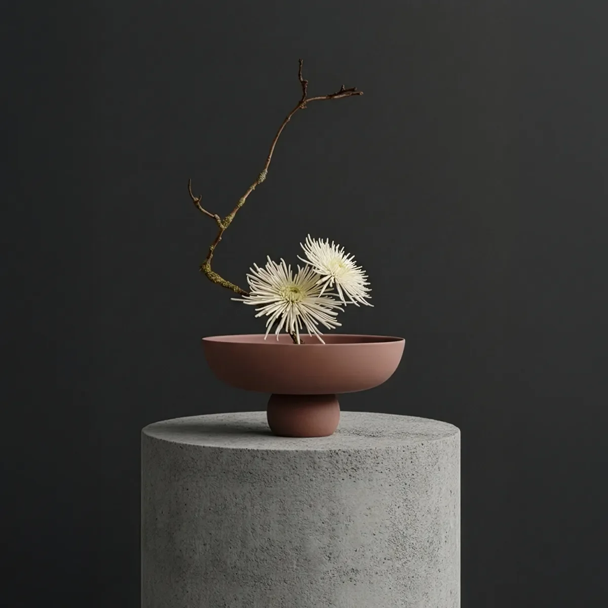 Hand-painted Decorative Bowl Baburu Medio Almond Ø 30 cm