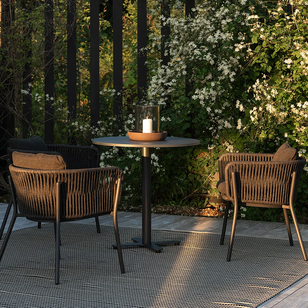 Tira dining chair Charcoal grey