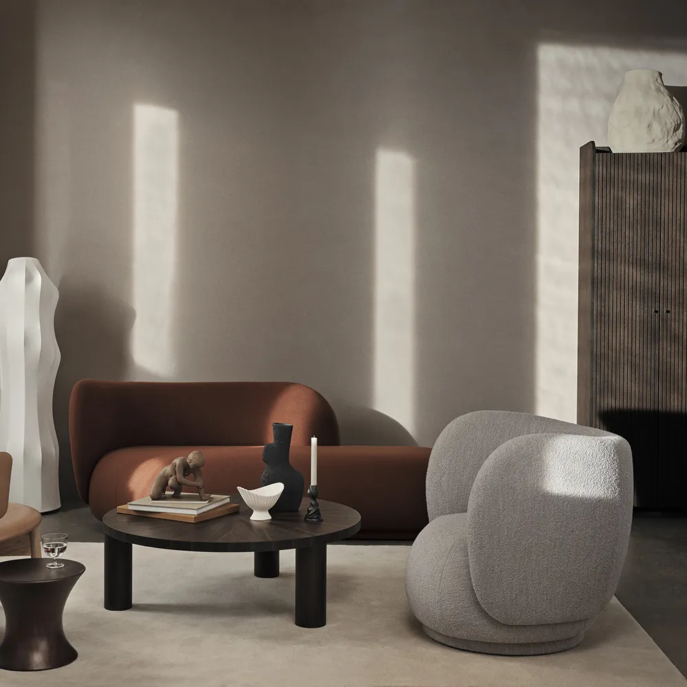 Rico Lounge Soft Bouclé - Off-white/Sand