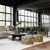 Barrington fabric armchair - Pietra forest