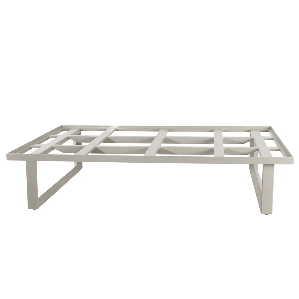 Glaze coffee table base 120x70 cm Semi glossy Sand