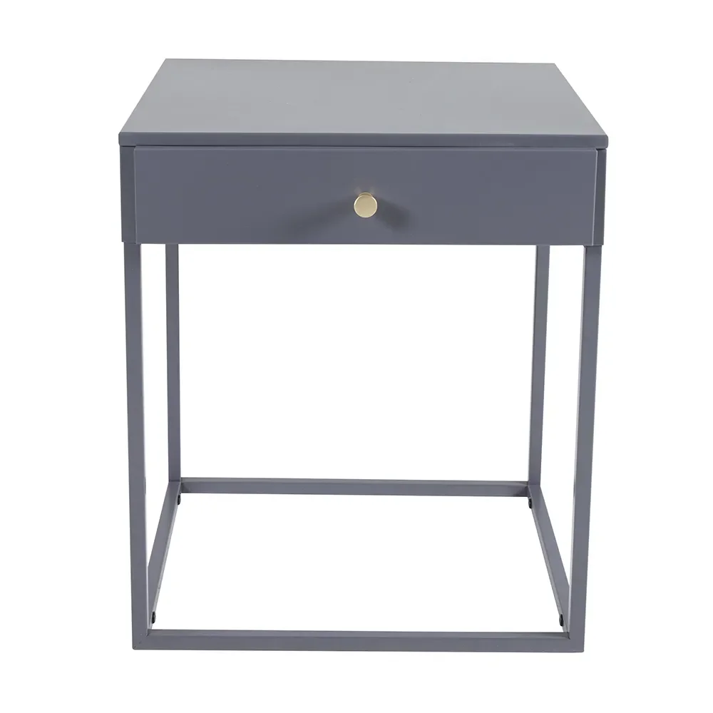 Bakal Bedside Table Light Grey