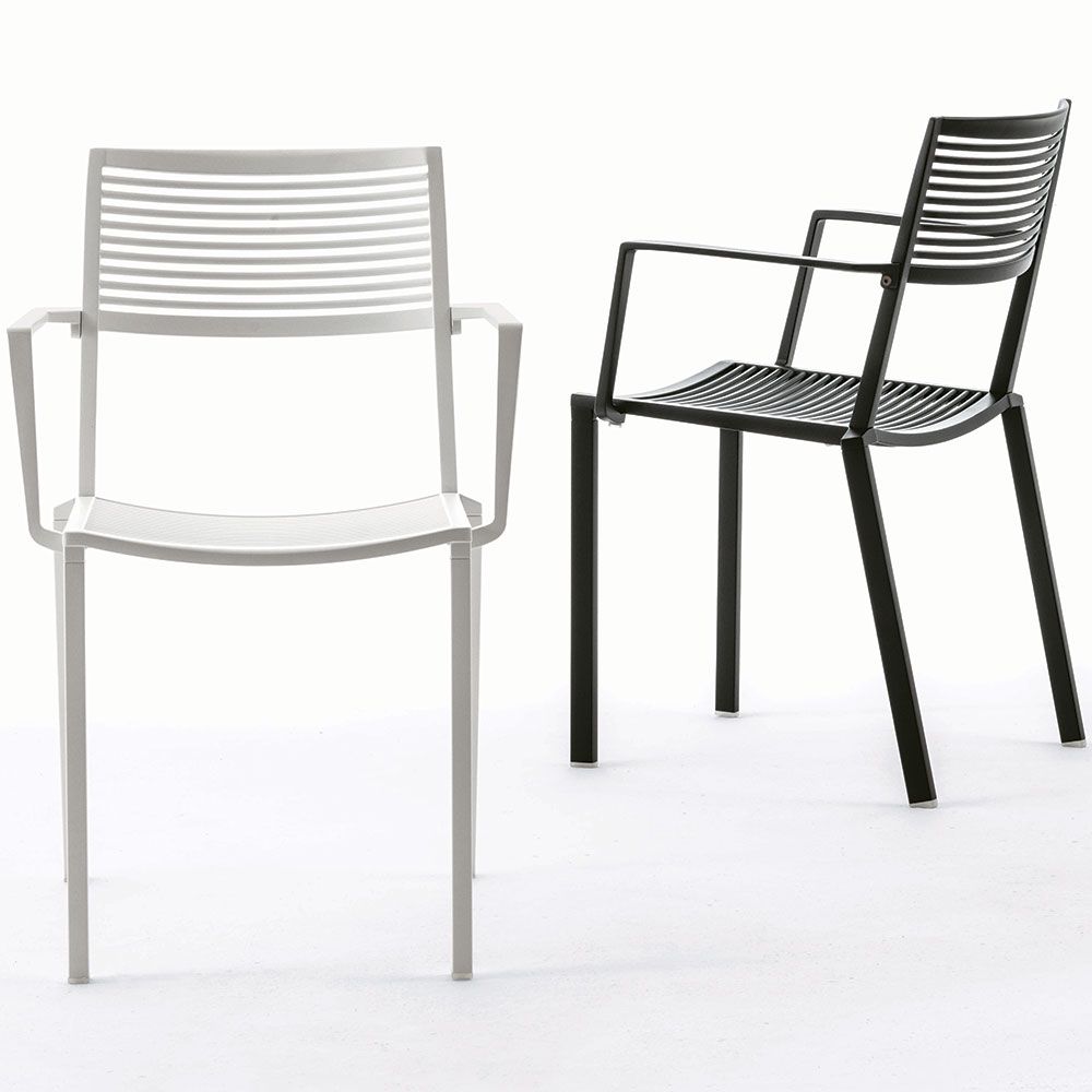 Easy Armchair Stackable White
