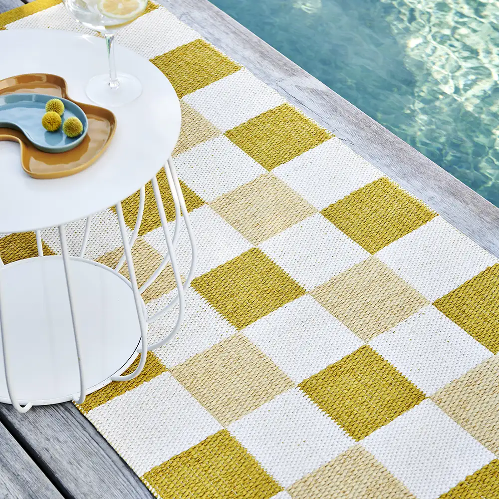 Pix Carpet 70x160 cm Mustard/Vanilla/Pale Yellow