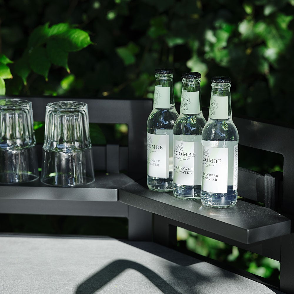 Fornax kitchen corner large black/grey