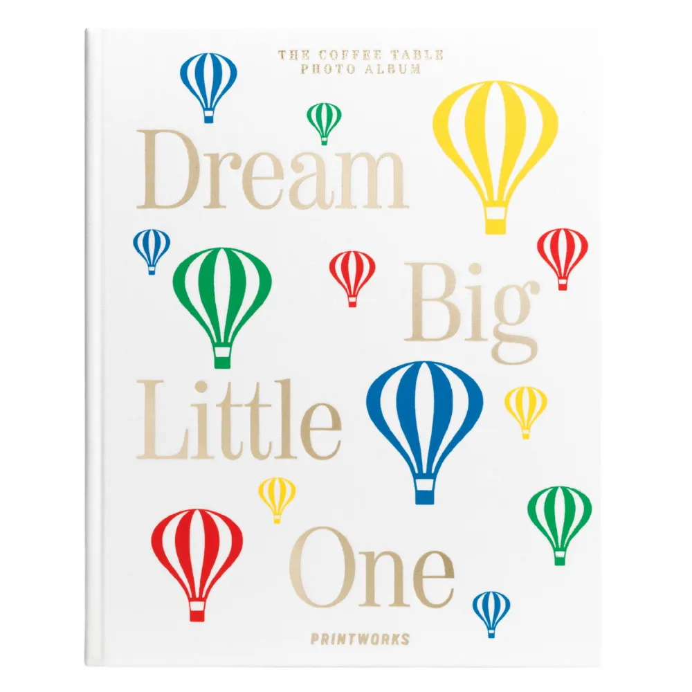 Baby Album Dream Big Little One Beige