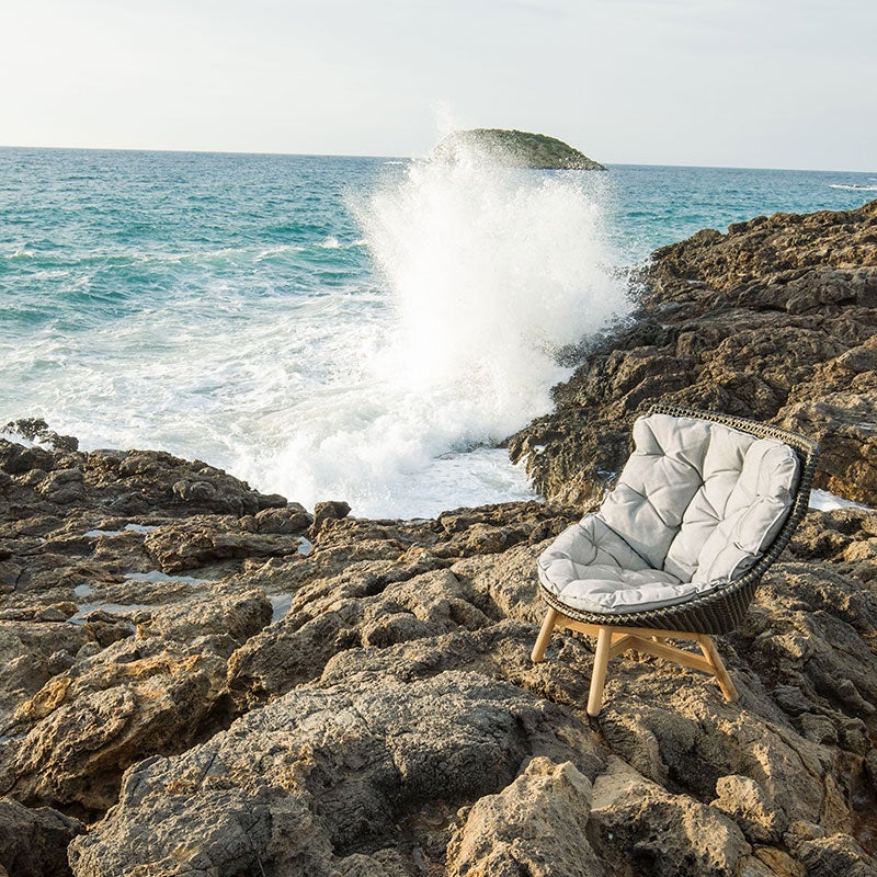 Mbrace lounge armchair high BALTIC