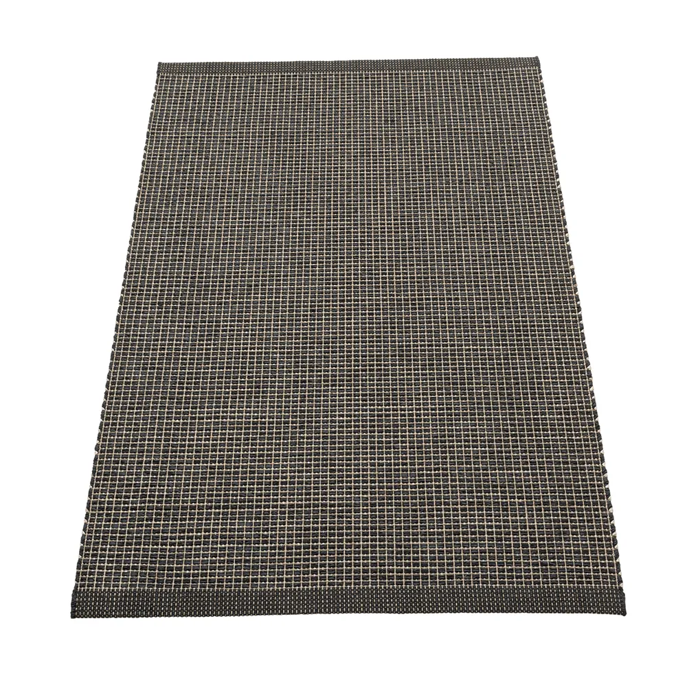 Emm carpet 70x120 cm Black/Linen Metallic