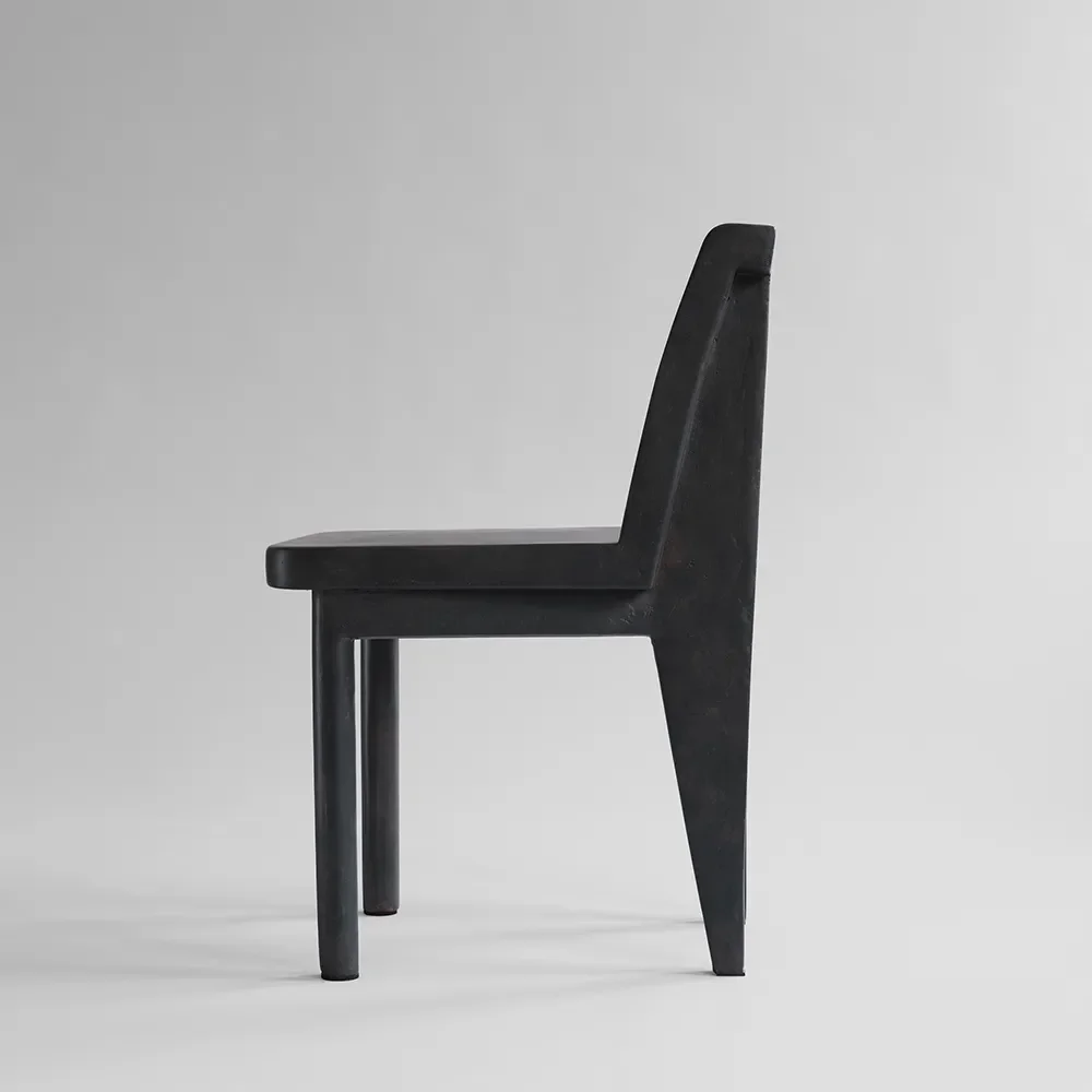 Brutus Slim Dining Chair - Coffee