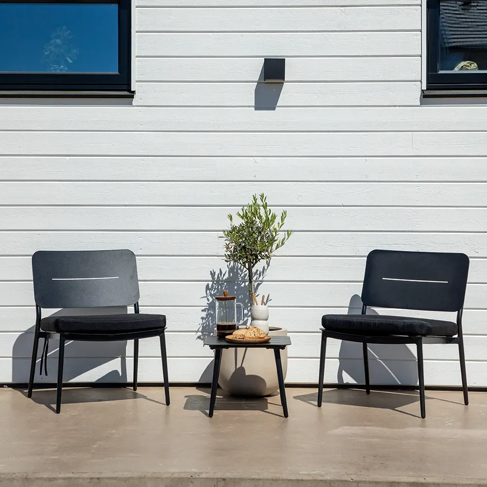 Lina Armchair Black 2-pack