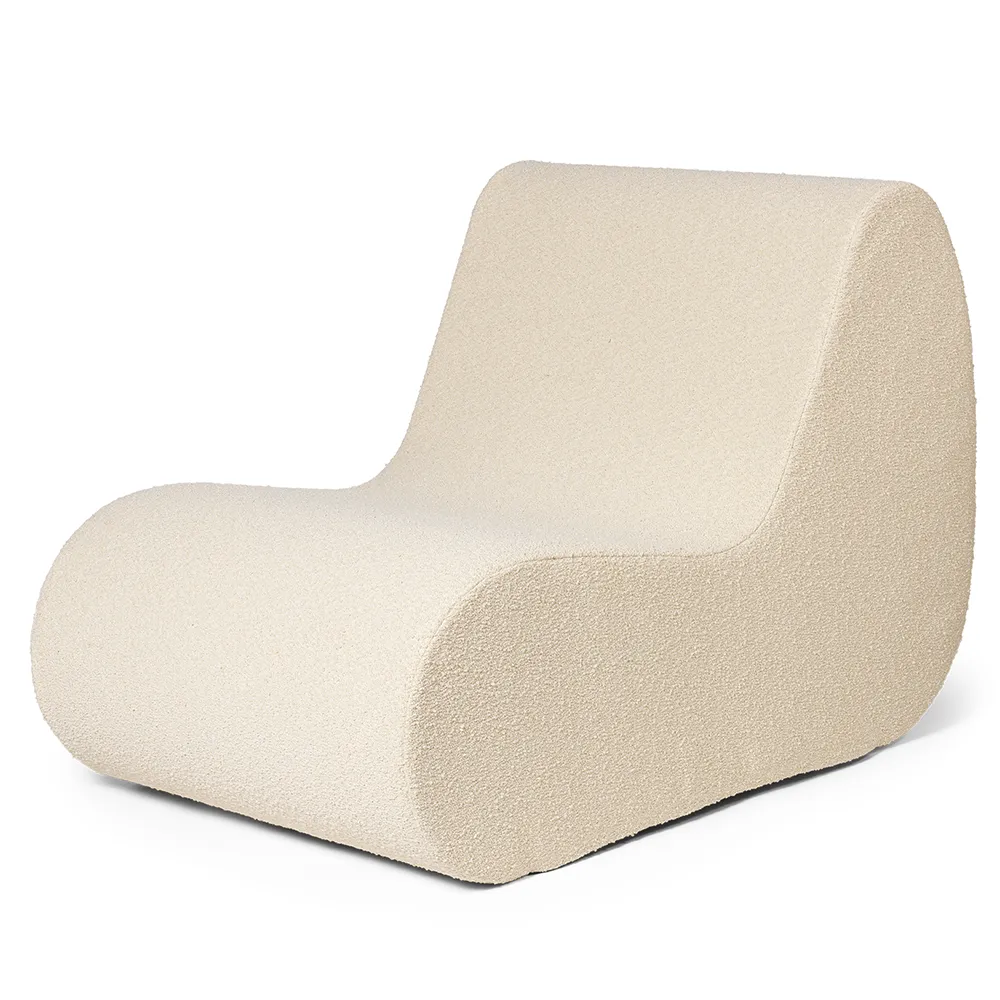 Rouli Center module Bouclé Off-white