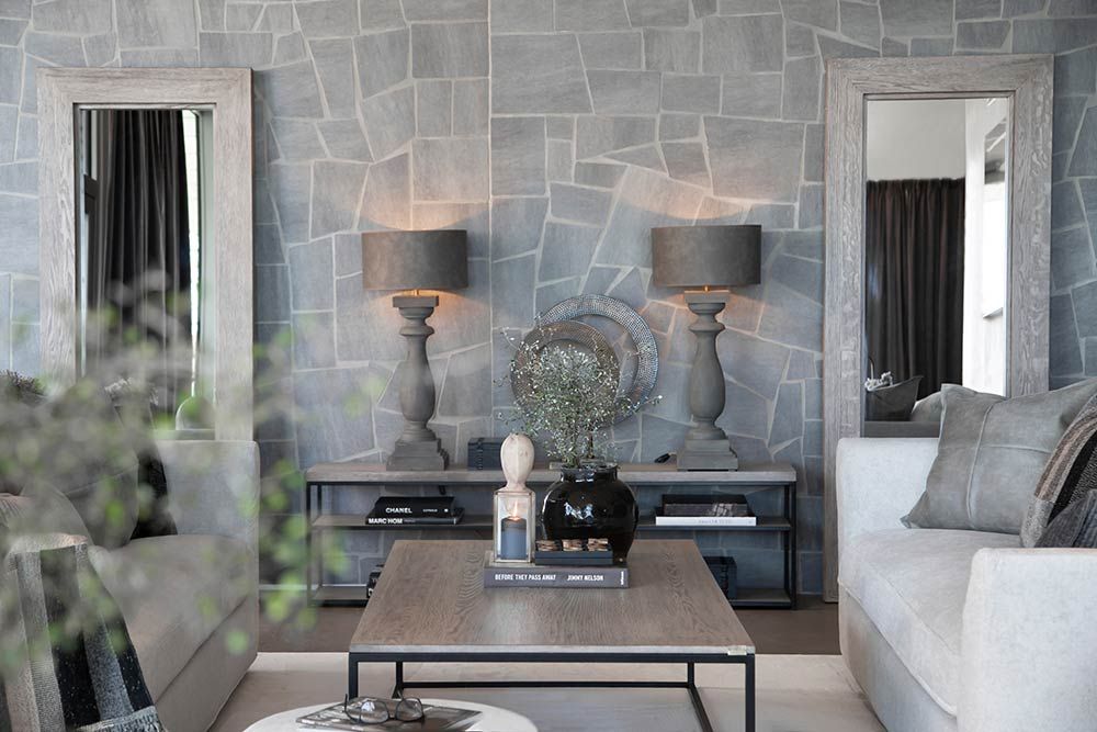 Hunter Mirror Antique Grey Oak