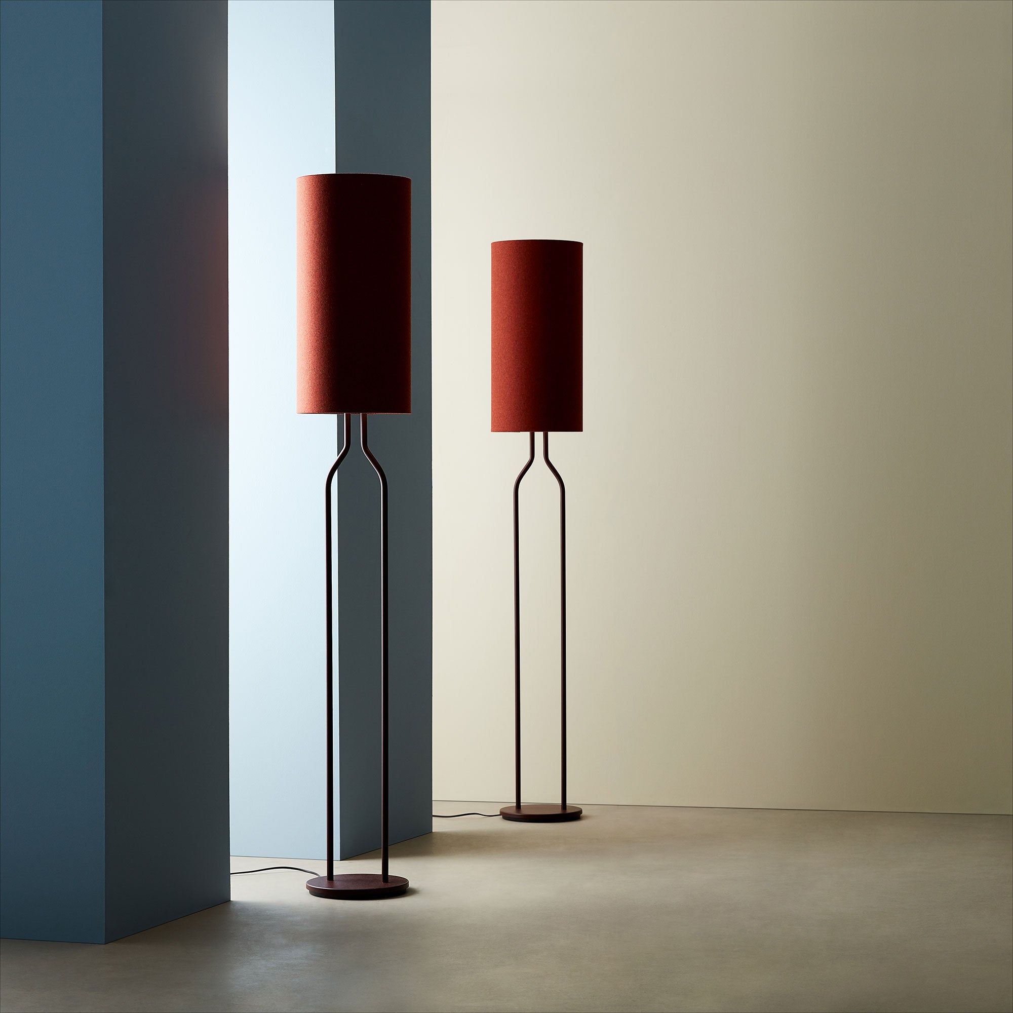 Bottle Floor Lamp Black Texture Excluding Textile Shade