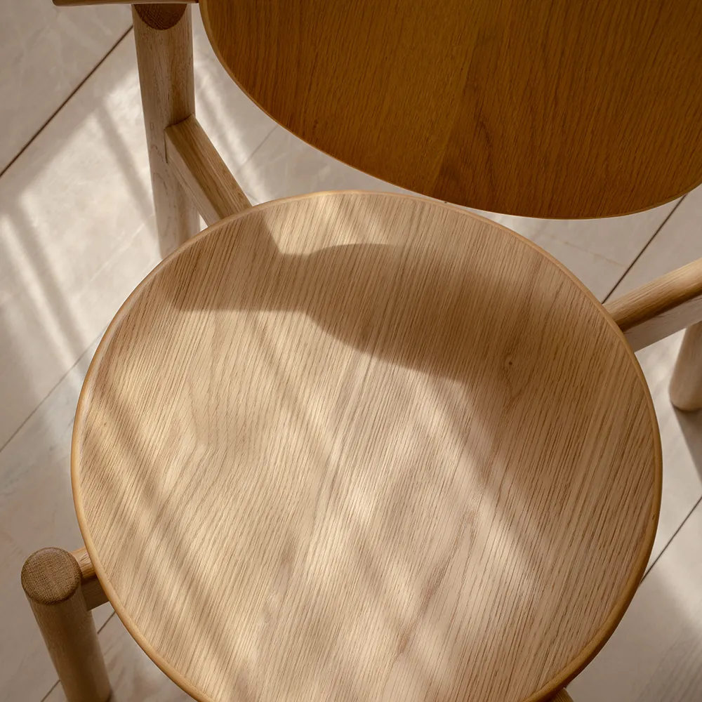Dining Chair in Oak Heiko